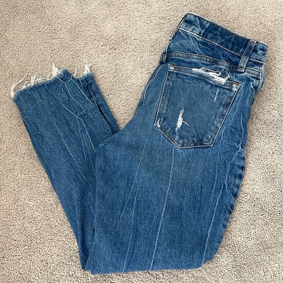 Abercrombie & Fitch Curve Love High Rise Mom Jean Size 25/0S - Picture 3 of 4